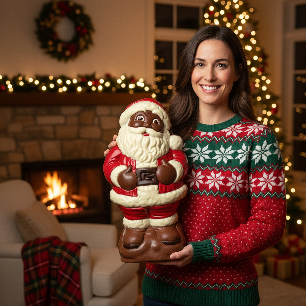 Milk chocolate Santa Claus 3 Kgs