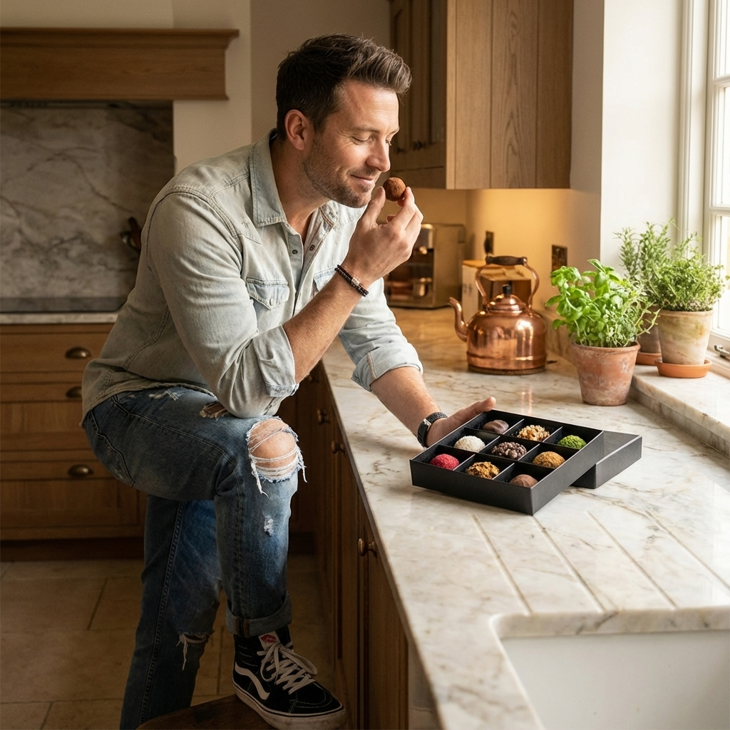 Boîte Prestige de 9 truffes au chocolat 135g