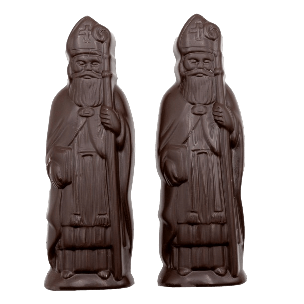 Dark chocolate Saint Nicholas caraques 2x35g