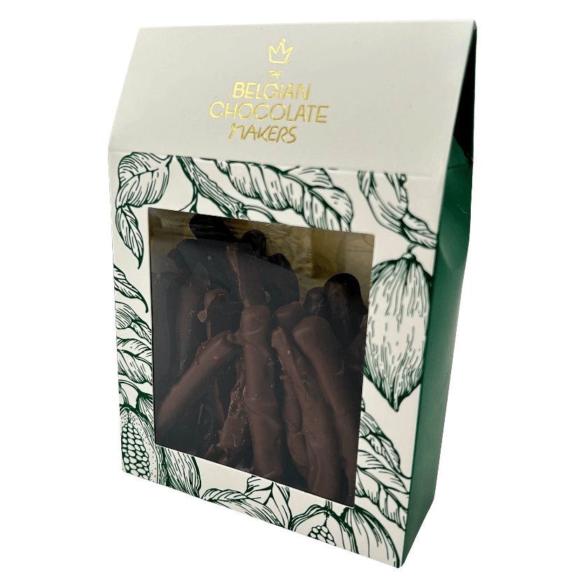Candied lemon peels dipped in chocolate
