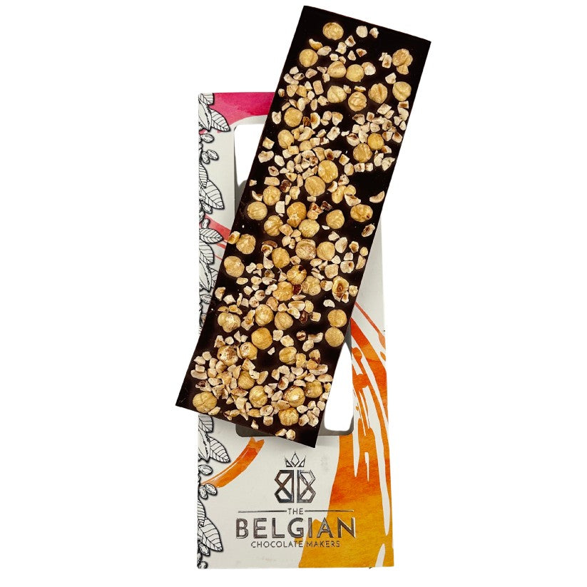 Fantasy dark chocolate bar 550 grs with Piedmont hazelnuts
