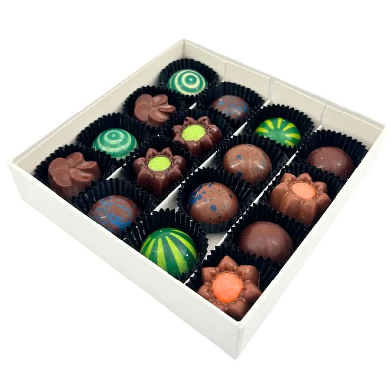 Tropical sea pralines box (mixed) 240 Grs - The Belgian Chocolate Makers