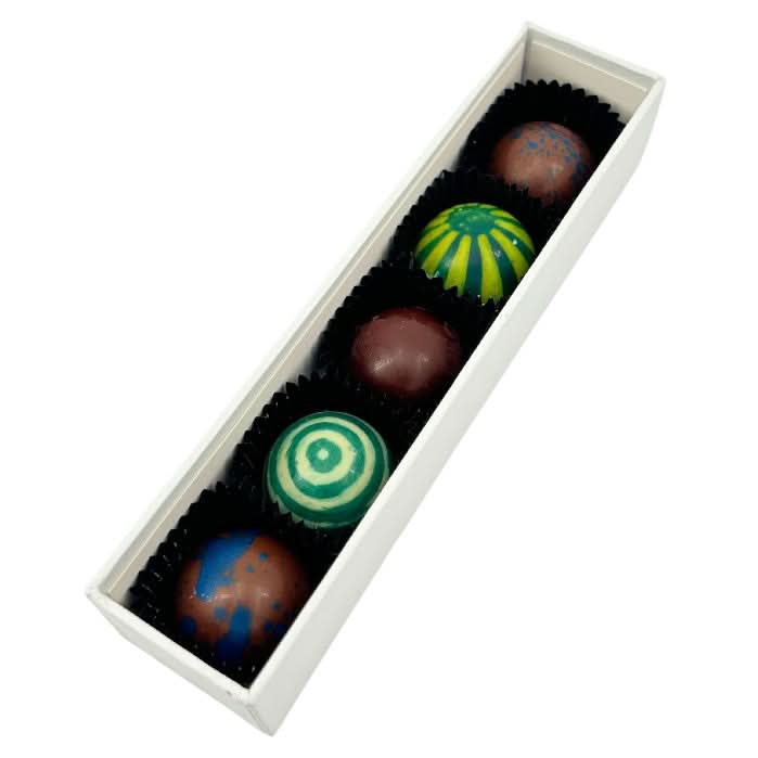 Tropical sea pralines box (mixed) 75 Grs - The Belgian Chocolate Makers