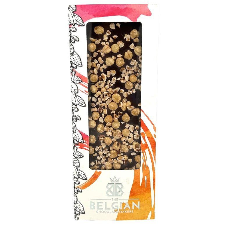 Fantasy dark chocolate bar 550 grs with Piedmont hazelnuts