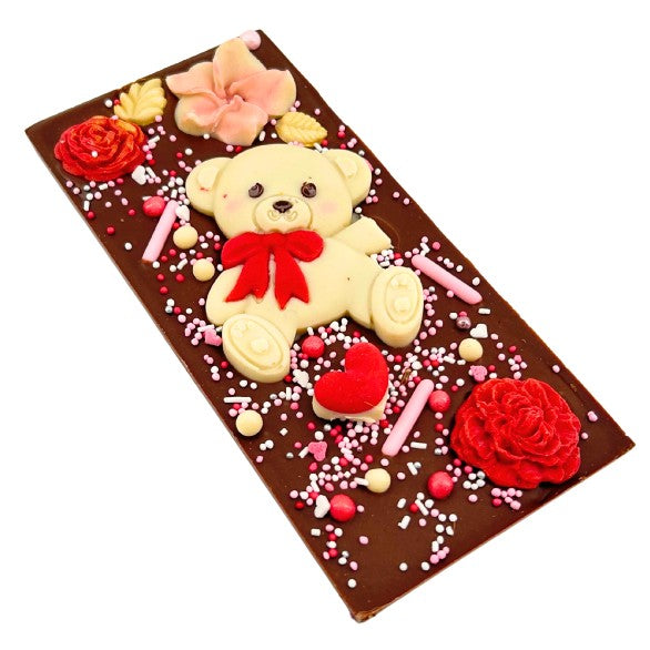 Chocolate handmade bar bear (milk) 120 Grs