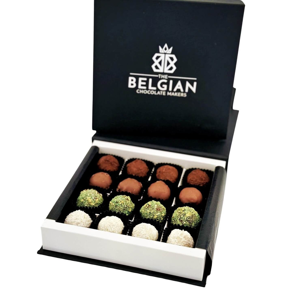 Box of 16 truffles (mixed flavours) 260 grs