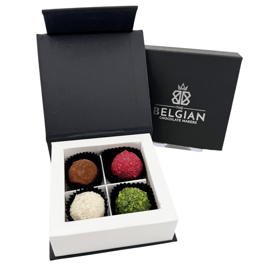 Chocolate truffles mixed flavours 4 pieces