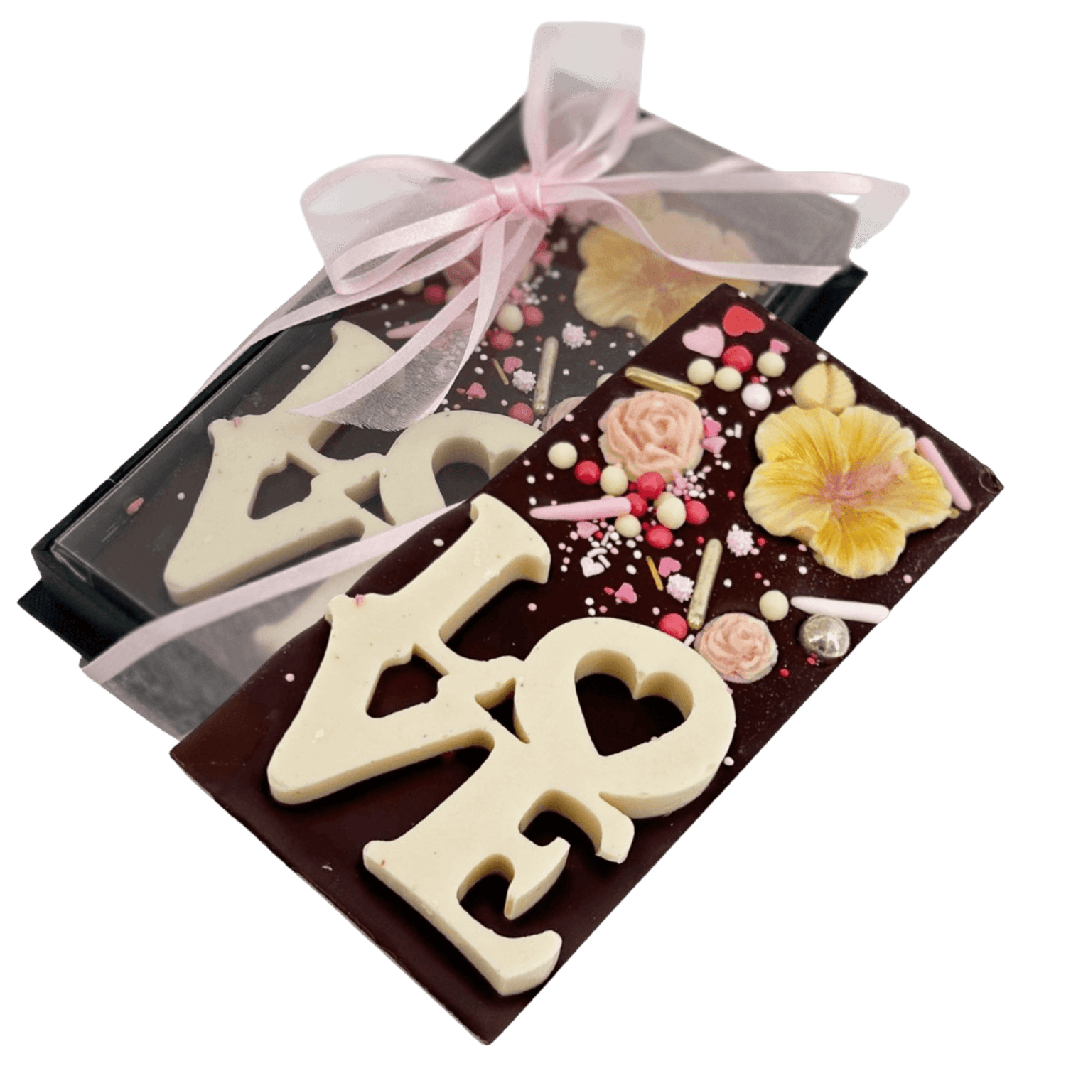 Milk chocolate red love bar 120g