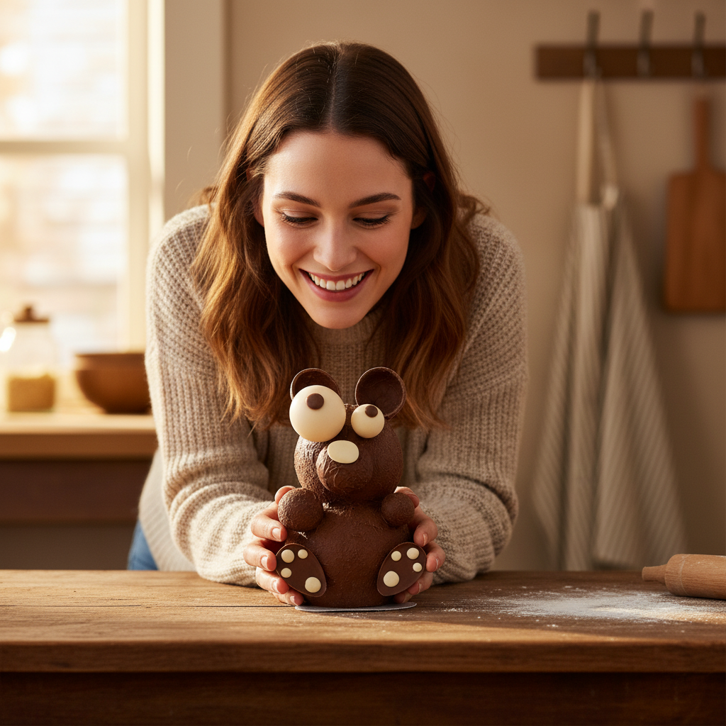 Milk chocolate winter bear 520g