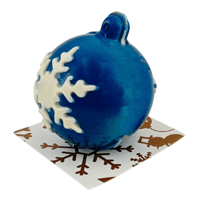 White chocolate festive Christmas bowl 60g