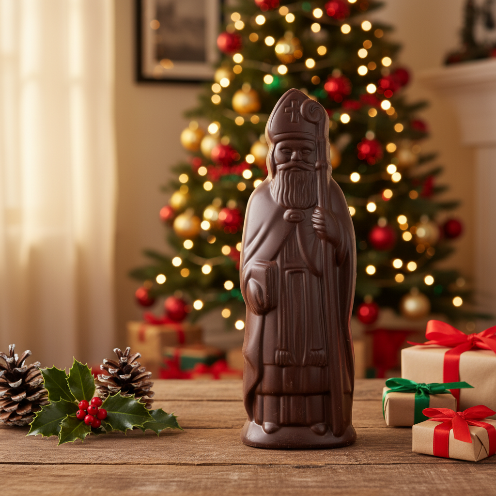 Dark chocolate Saint Nicholas caraques 2x35g