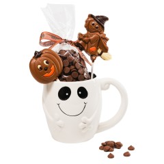 Hot chocolate in cup ghost 200 Grs (milk)