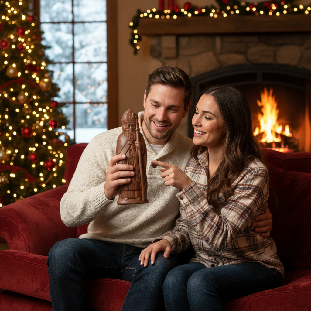 Milk chocolate Saint Nicholas caraques 2x35g