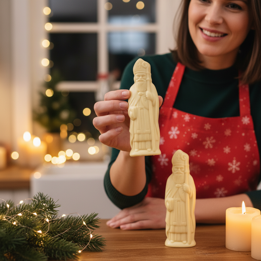 White chocolate Saint Nicholas caraques 2x35g