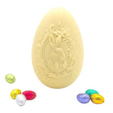 Load image into Gallery viewer, Bunny Easter egg (white) with 5 small eggs 320 Grs