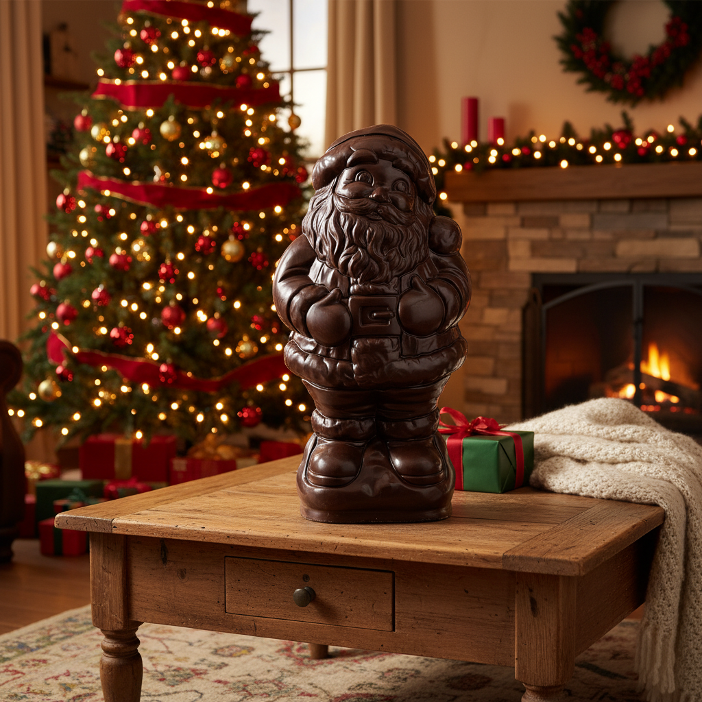 Chocolat noir Père Noël 3 Kgs