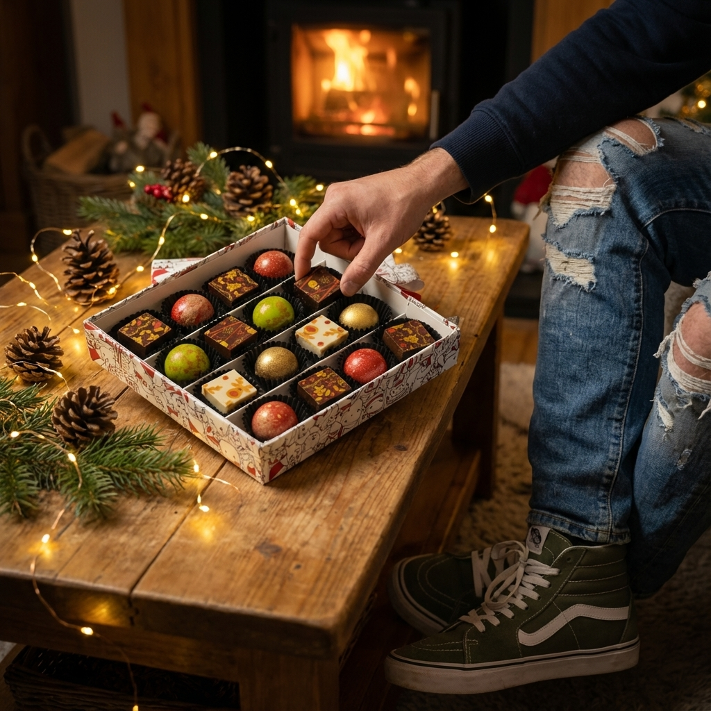 Christmas box 16 pralines 240g