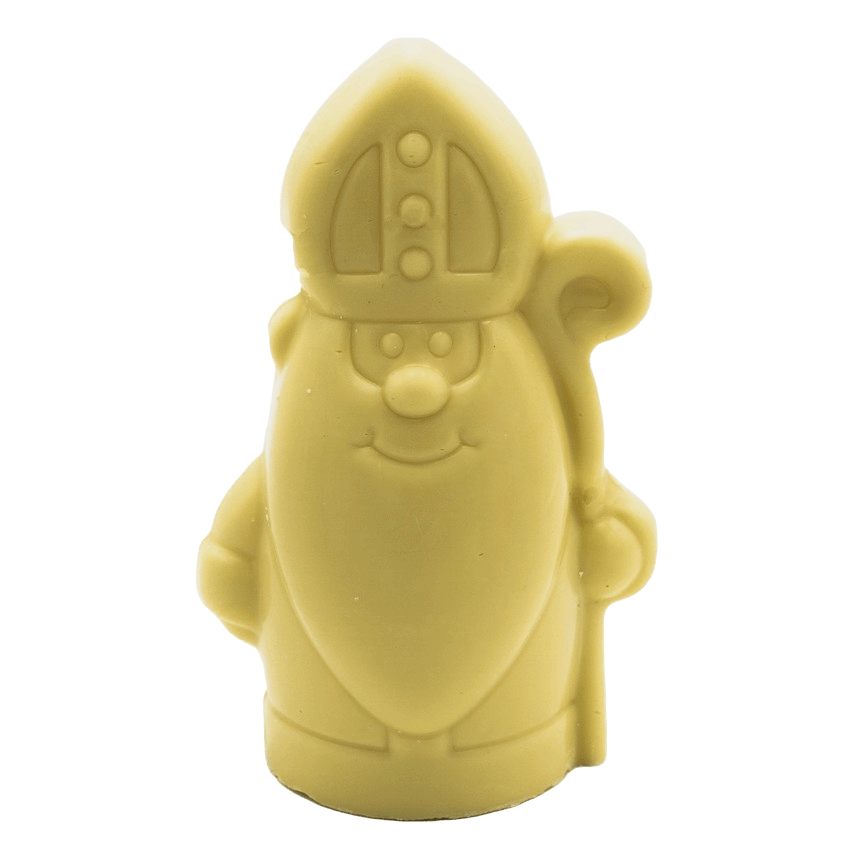 White chocolate Saint Nicholas with sceptre 150g
