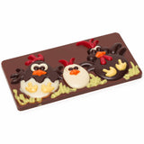 Chocolate handmade bar Family chicken (milk) 105 Grs