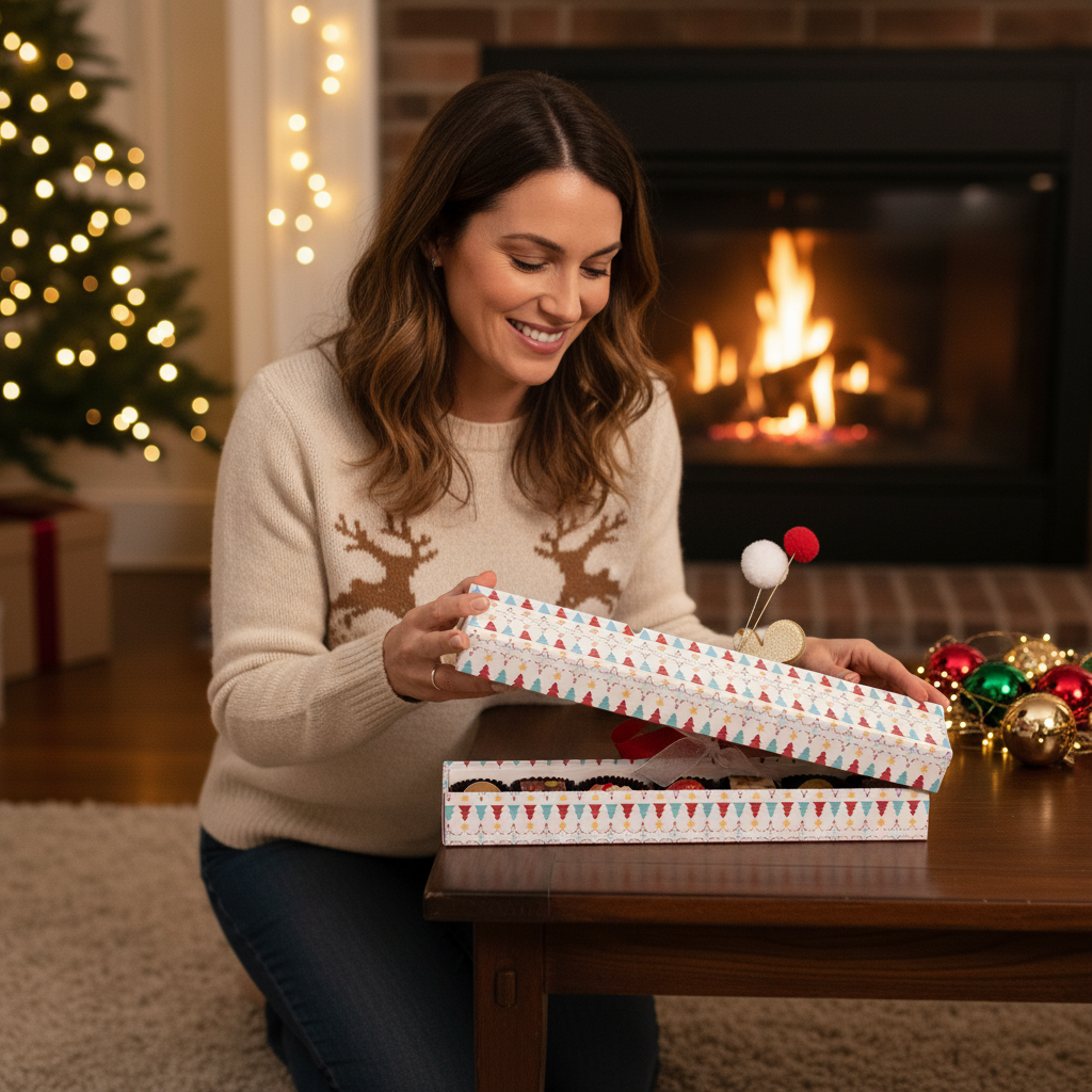 Christmas box my bear friend 7 pralines 105g