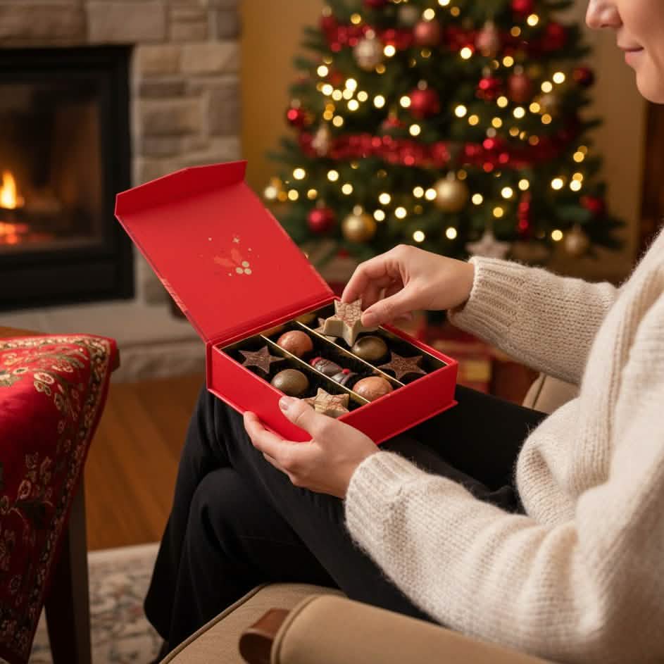 Christmas 9 pralines box ho-ho-ho 135g