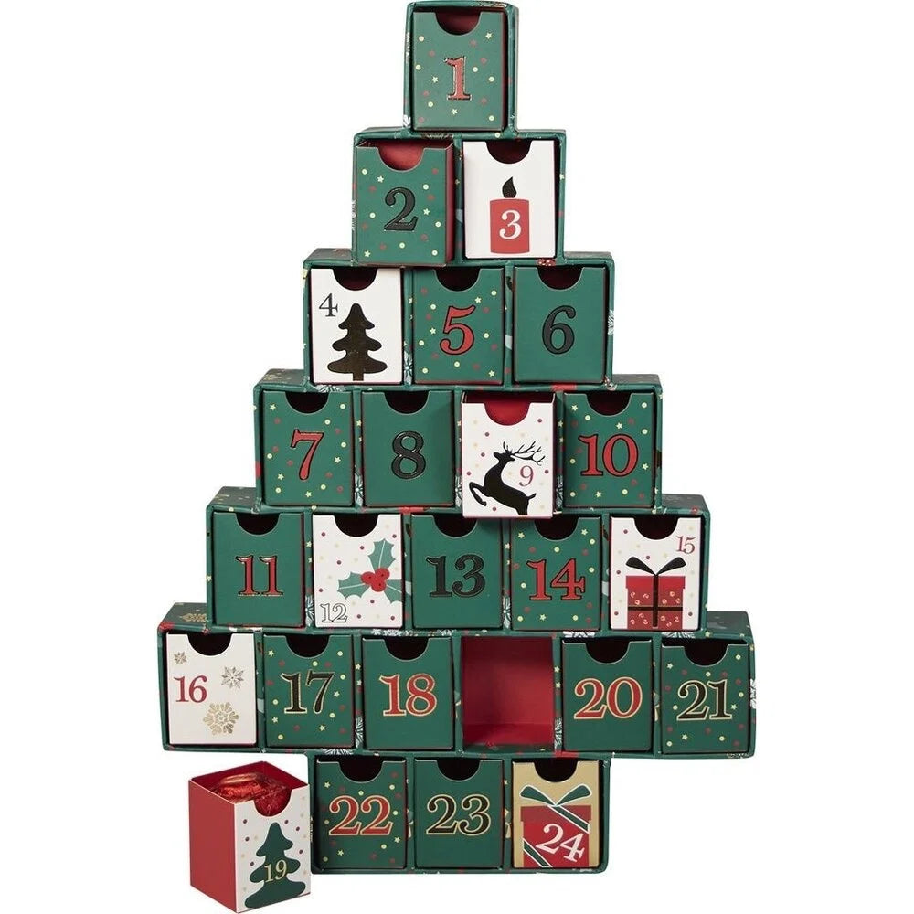 Advent Christmas tree calendar