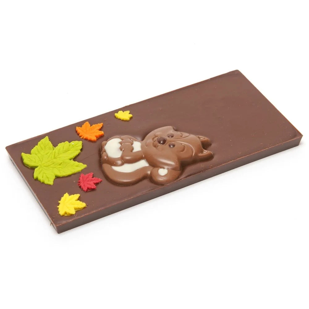 Chocolate bar 125 grs (dark chocolate) squirrel