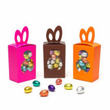 Bag of 20 Easter chocolate eggs with chocolate bunny