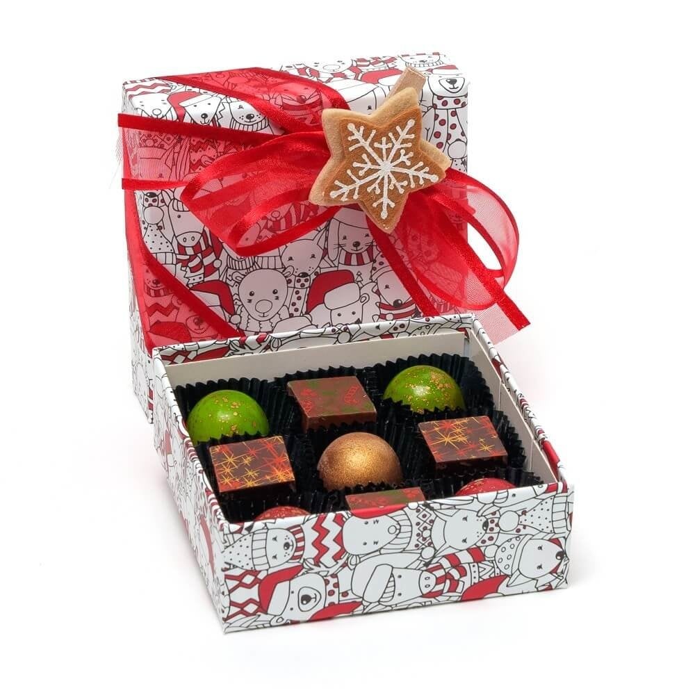 Christmas box 9 pralines