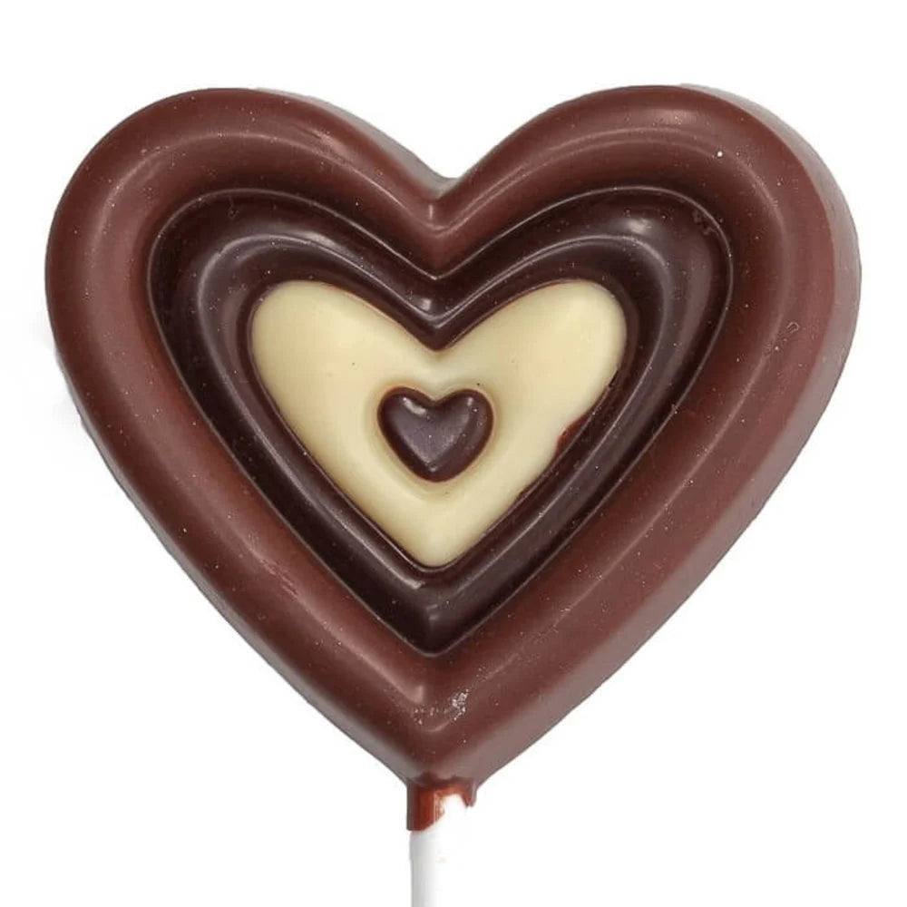 Heart lollipop (3 chocolates) 20 Grs