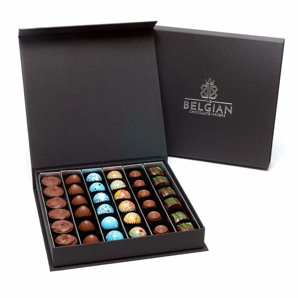 Luxury box of 36 chocolate pralines