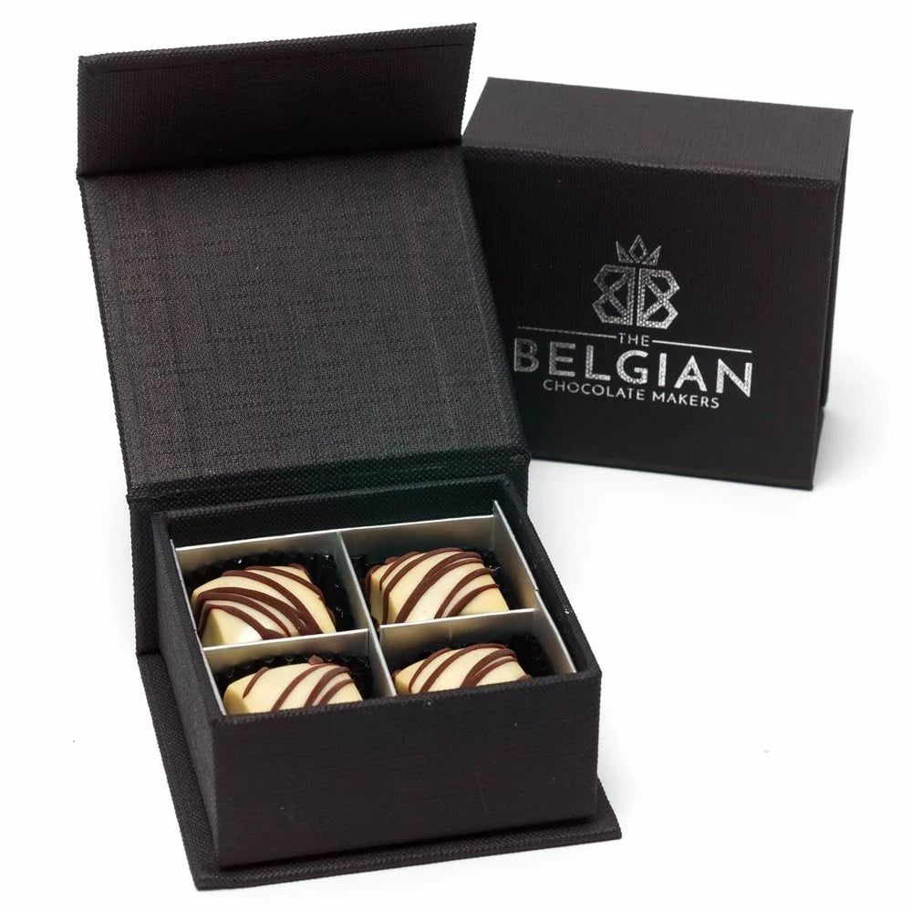 Luxury box of 4 caramel pralines