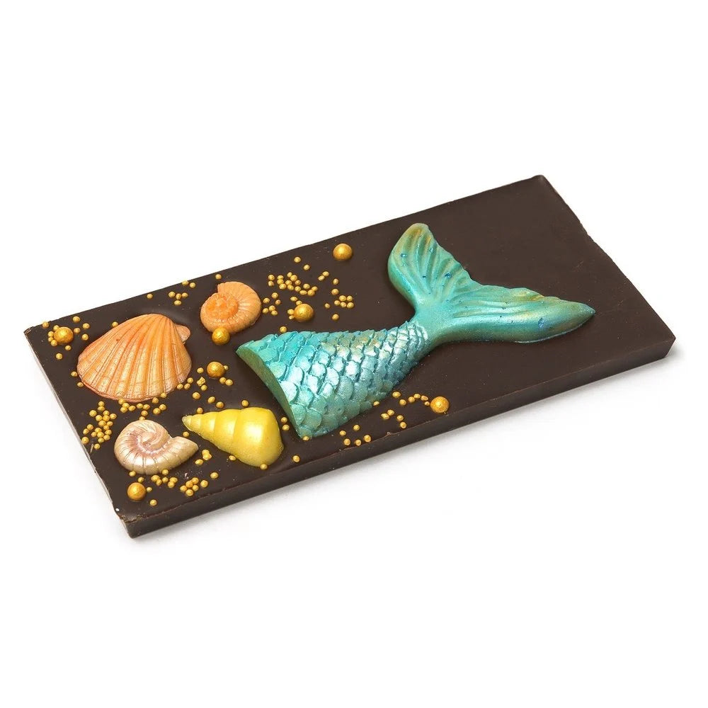 Chocolate bar 140 grs (dark chocolate) mermaid