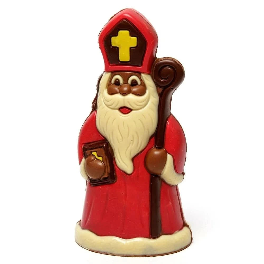 Saint Nicholas with book 225 Grs - The Belgian Chocolate Makers